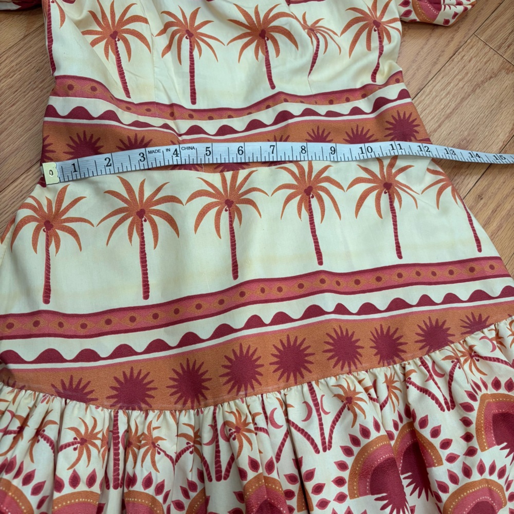 Tropical Print Cotton Blend Maxi Dress - Picture 9 of 11